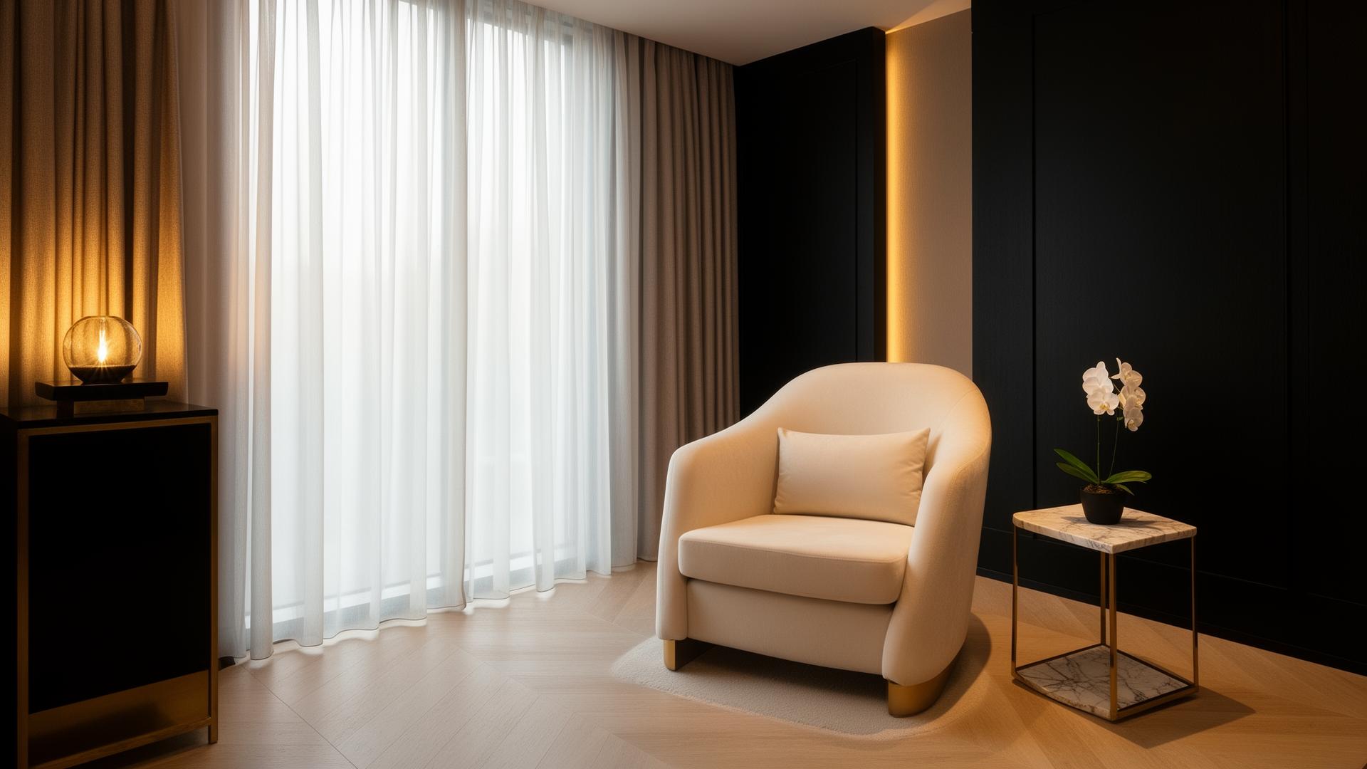 Luxury therapy room interior